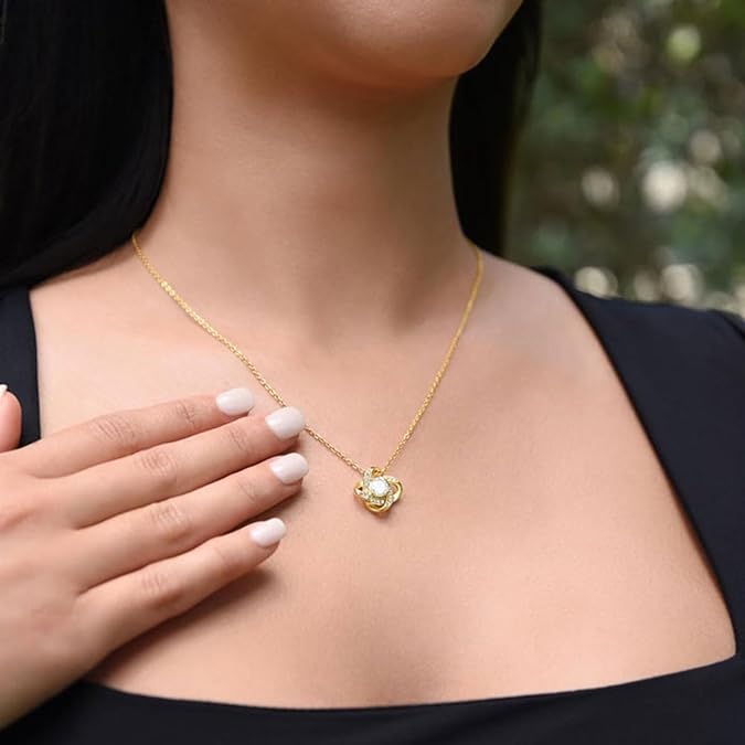 Coffret Rose Éternelle Avec Collier