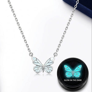 Collier Papillon Bleu « Rêve Lumineux » – Édition Limitée 2026