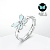 Bague Papillon Bleu « Rêve Lumineux » – Édition Limitée 2026