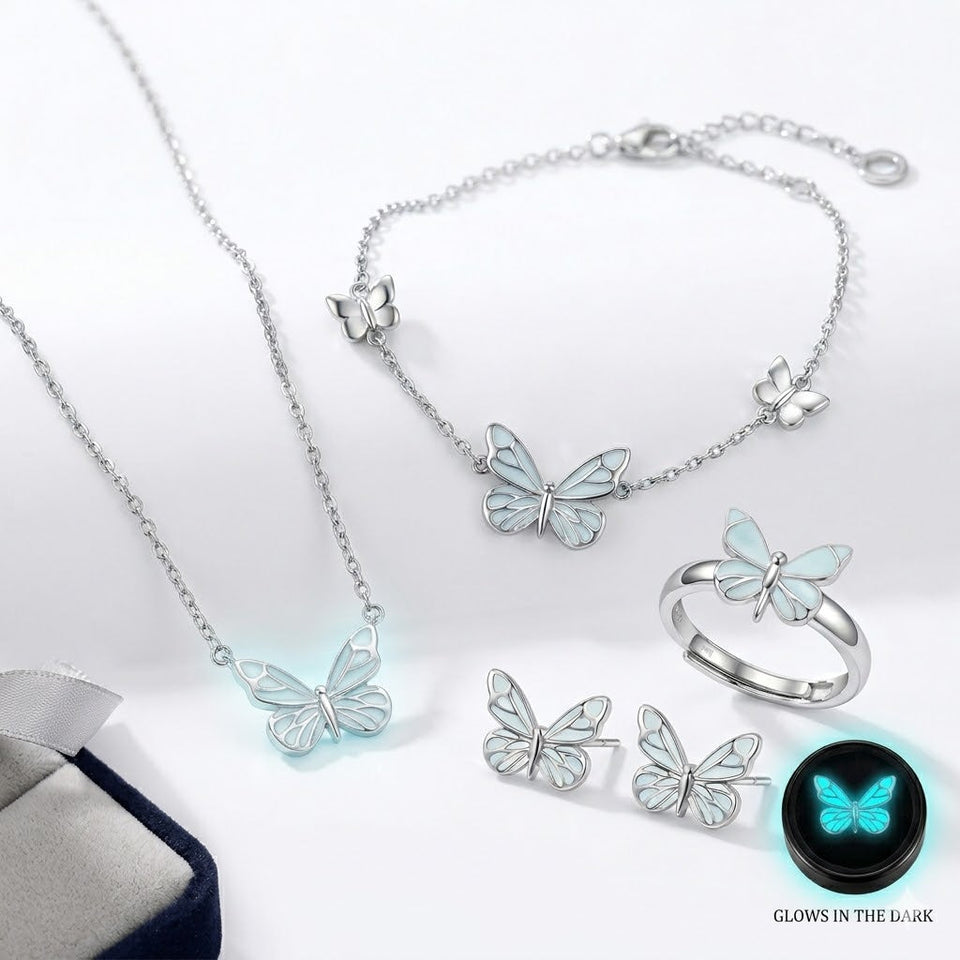 Boucles d'oreilles Papillon Bleu « Rêve Lumineux » – Édition Limitée 2026