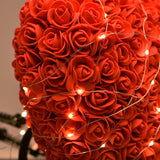 Cœur De Roses LED Boîte - Madeofrose Ours En Rose